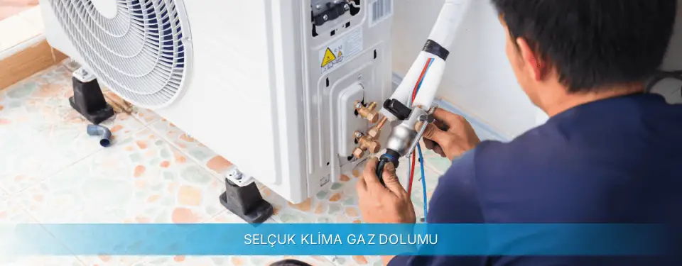 Selçuk İlçemi Gree Klima Gaz Dolumu